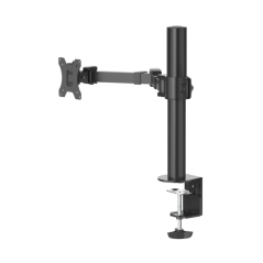 Support de bureau Hama avec bras articulé pour écrans de 13" à 35" - Capacité de charge : 15 kg - Inclinaison à 35° - Hauteur