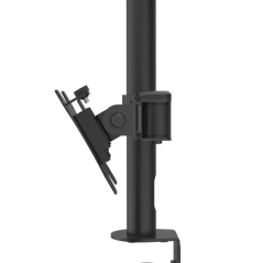 Support de bureau Hama avec bras articulé pour écrans de 13" à 35" - Capacité de charge : 15 kg - Inclinaison à 35° - Hauteur