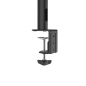 Support de bureau Hama avec bras articulé pour écrans de 13" à 35" - Capacité de charge : 15 kg - Inclinaison à 35° - Hauteur