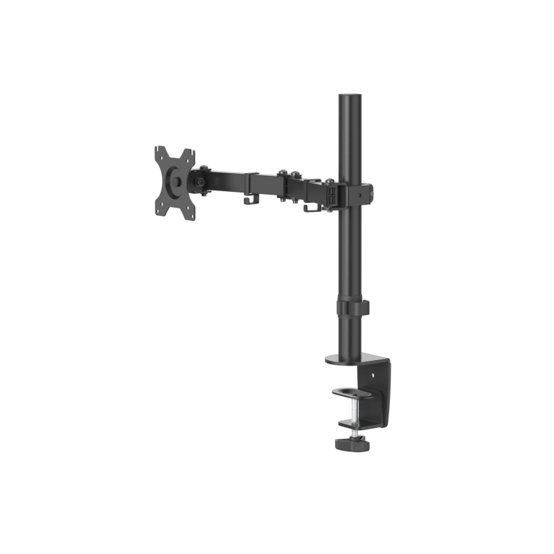 Support de bureau Hama avec bras articulé pour écrans de 13" à 32" - Capacité de charge : 10 kg - Rotation à 180° - Inclinaison
