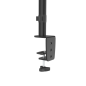 Support de bureau Hama avec bras articulé pour écrans de 13" à 32" - Capacité de charge : 10 kg - Rotation à 180° - Inclinaison