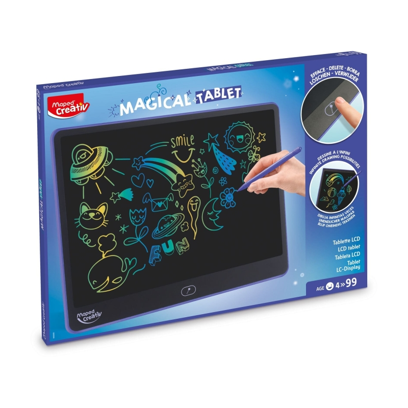 Tablette magique Maped - Tablette graphique LCD 16 pouces - Pour enfants à partir de 4 ans