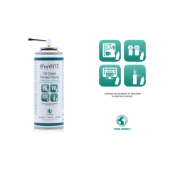 Spray nettoyant pour contacts Ewent - 200 ml - À base d'huile - Ambre clair