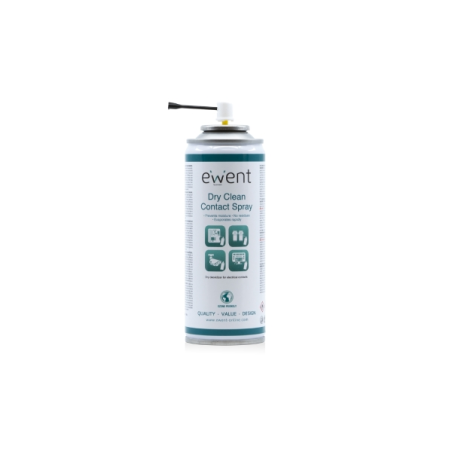Spray nettoyant pour contacts Ewent - 200 ml - Nettoyage à sec - Incolore