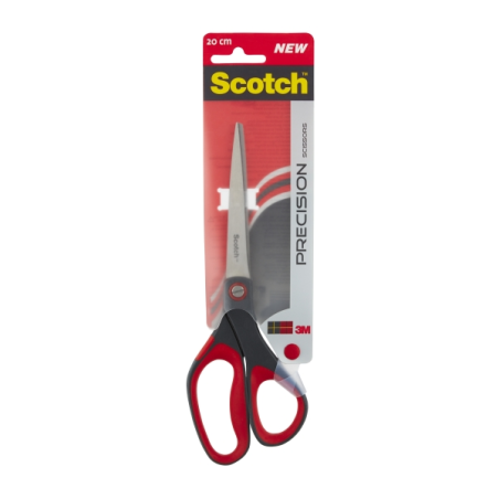 Ciseaux de précision Scotch - 20 cm - Noir/Rouge