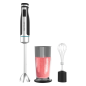 Mixeur plongeant Cecotec PowerGear 1500 XL Cream - 1500 W - Lames en titane - 21 vitesses - Système anti-éclaboussures