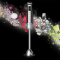 Mixeur plongeant Cecotec PowerGear 1500 XL Cream - 1500 W - Lames en titane - 21 vitesses - Système anti-éclaboussures