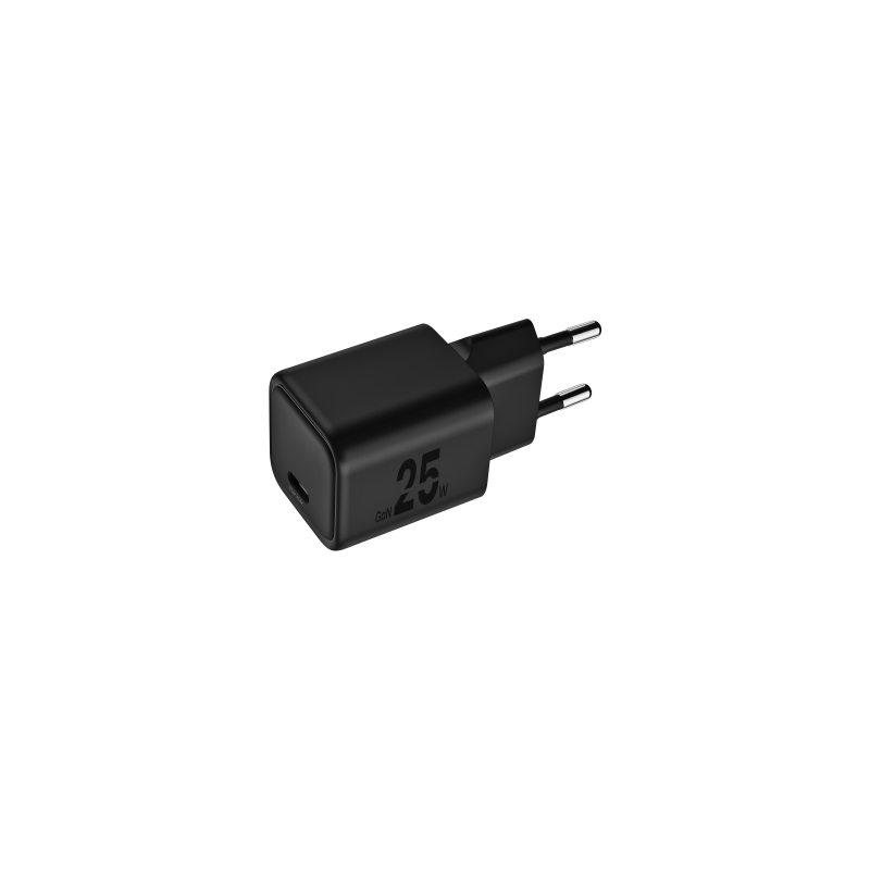 Chargeur Blackbyte 25 W GaN - 1 port USB-C - Charge rapide PPS - Noir