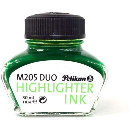 Encre stylo plume Pelikan 4001 vert fluorescent 30ml