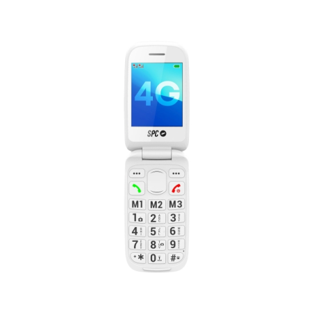 Téléphone portable senior SPC Harmony 2 4G - Grandes touches - Radio FM - Bouton SOS - 3 mémoires directes - Lampe torche