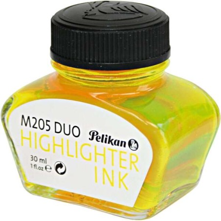 bouteille encre jaune fluo Pelikan