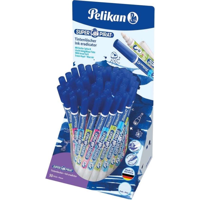 Stylo bille Super Pirat 850 B blanc Pelikan Stylo bille Super Pirat 850 B blanc Pelikan