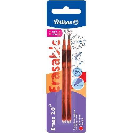 Stylo gel effaçable rouge Pelikan