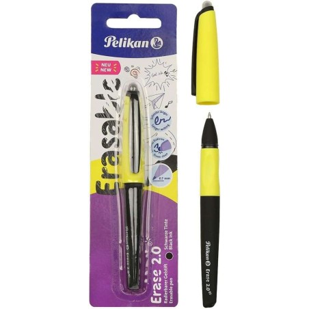 Stylo Pelikan noir capuchon jaune