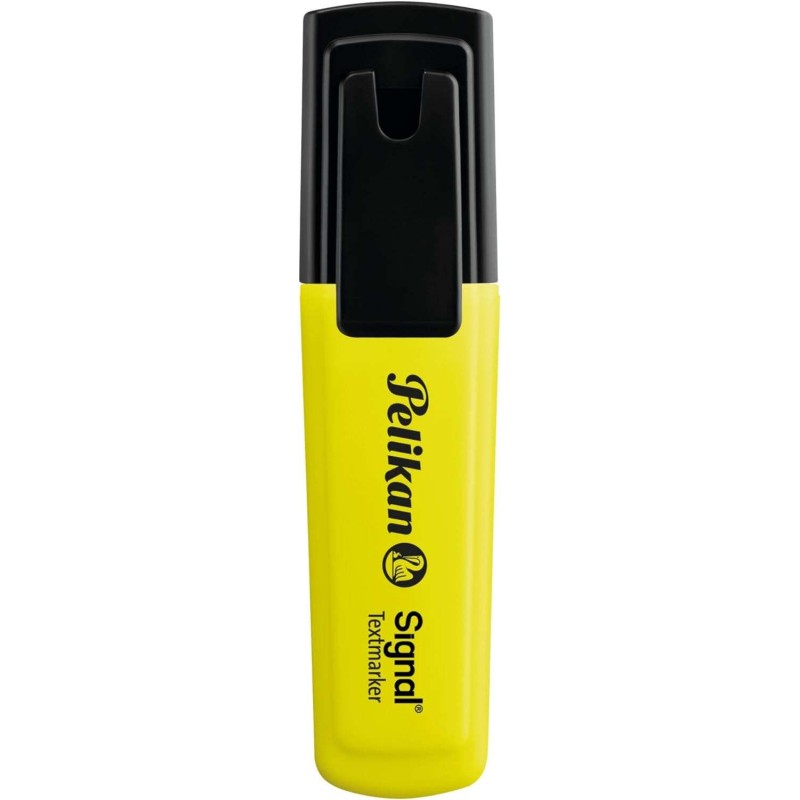 Surligneur jaune Pelikan Textmarker lot de 10 pointe biseautée