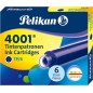 Cartouches d’encre bleu royal Pelikan 4001 TP/6 stylo plume