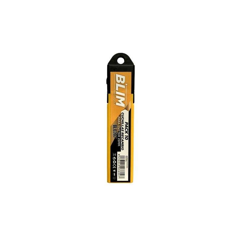 Blim Pack 10 Lames de Rechange pour Cutters 25mm