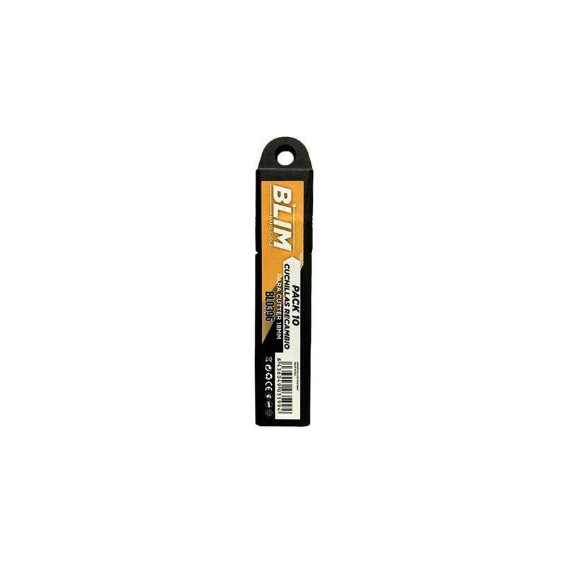 Blim Pack 10 Lames de Rechange pour Cutters 18mm