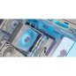 Refroidisseur de processeur Mars Gaming MCPU-X4ARGB (220 W) - Ventilateur PWM 120 mm - Éclairage ARGB - 4 caloducs HCT - Blanc