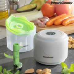 Hachoir rechargeable Innovagoods Echoppie Mini - Puissance 40 W - Capacité 250 ml - Lames en acier inoxydable - Batterie 1300