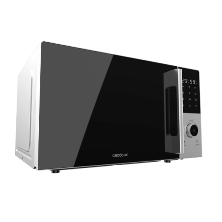 Micro-ondes Cecotec Proclean 2500 - Puissance 850 W - Capacité 25 L - Gril 1200 W - 8 programmes préréglés - Plateau tournant