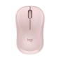 Souris Bluetooth silencieuse Logitech M240 - 3 boutons - Ambidextre - Rose
