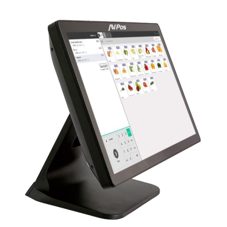 AVPos TPV K4000 MAX 18.5 Tactile - I5 - Mémoire 8 Go - SSD 128 Go - VGA, HDMI - WIFI, LAN - Haut-parleurs - Couleur Noir