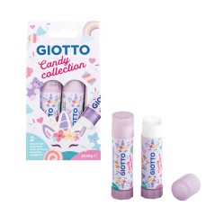 ✅ Giotto Candy Collection Pack de 2 Bâtons de Colle Moyens 20gr - Séchage Rapide - Adapté à un Usage Scolair en stock