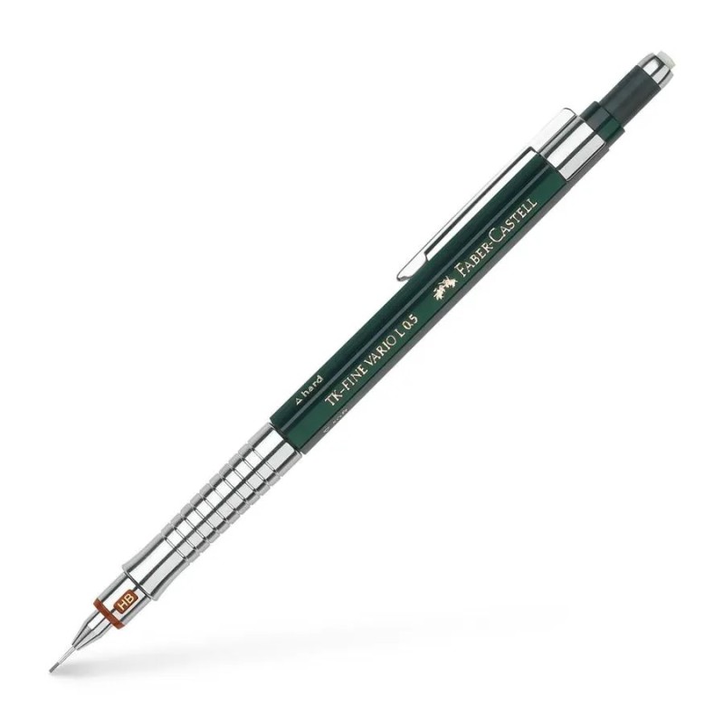 Porte-mine 0,5 mm HB Faber-Castell TK-Fine Vario L vert Porte-mine 0,5 mm HB Faber-Castell TK-Fine Vario L vert