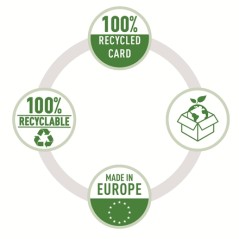 ✅ Esselte Pack de 3 Grandes Boîtes de Rangement avec Couvercles 355x305x510mm - Carton 100% Recyclé et Recycla en stock