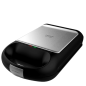 Cecotec Rock'nToast Appareil à sandwichs familial extra large 3 en 1 - 1500 W - Capacité de 4 sandwichs - 3 plaques