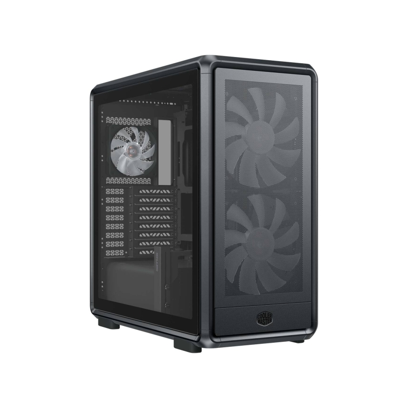 Boîtier tour Cooler Master Masterframe 600 E-ATX - 2 ventilateurs avant RGB 200 mm - 1 ventilateur arrière RGB 120 mm - Fenêtre