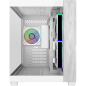 Boîtier mini-tour bois Cooler Master Elite 481 - 3 ventilateurs RGB 120 mm - Vue panoramique - Compatible MicroATX/Mini-ITX