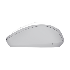 Souris sans fil Bluetooth Trust Ivy+ 1600 dpi - 3 boutons - Ambidextre - Compatible avec 3 appareils - Blanche