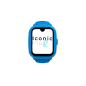 Montre connectée Savefamily Iconic Plus 2 pour enfants avec GPS et appels - IP67 - Batterie 850 mAh - IA - Bleu