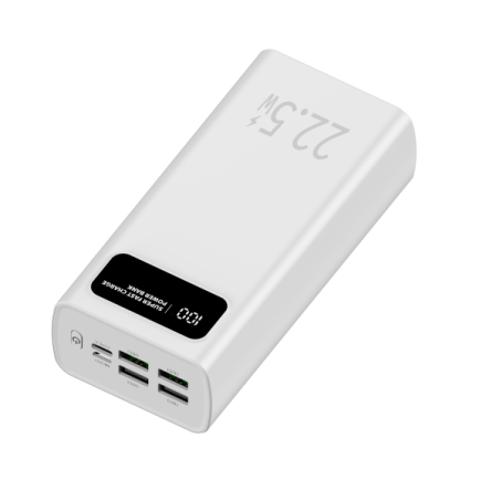 Batterie externe Leotec 30 000 mAh PD 22,5 W - Blanc