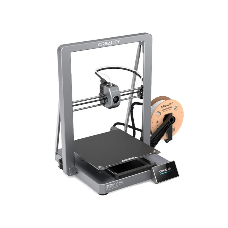 Imprimante 3D ouverte Creality Ender-3 V3 Plus - Volume : 30 x 30 x 33 cm - Double ventilateur - Boîtier en métal - Vitesse