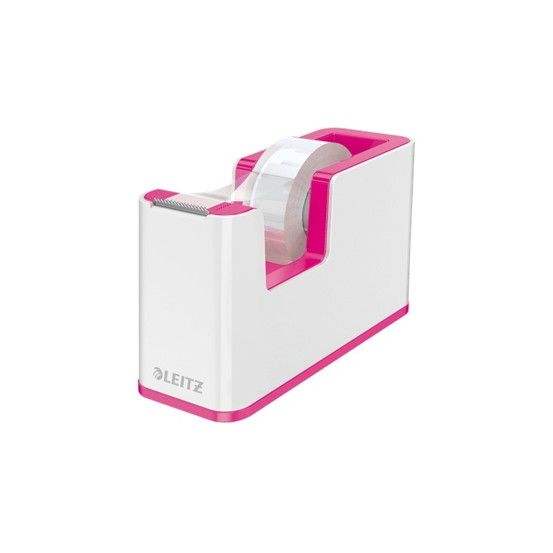 Dévidoir de ruban adhésif Leitz WOW - Pour rouleaux jusqu'à 19 mm x 33 m - Comprend un ruban adhésif inscriptible - Couleur