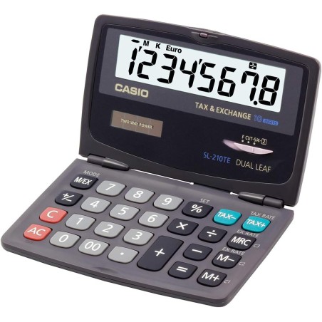 Calculatrice Casio clapet gris foncé