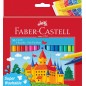 Faber-Castell Castle Pack de 36 marqueurs - Encre lavable à base d'eau - Couleurs assorties