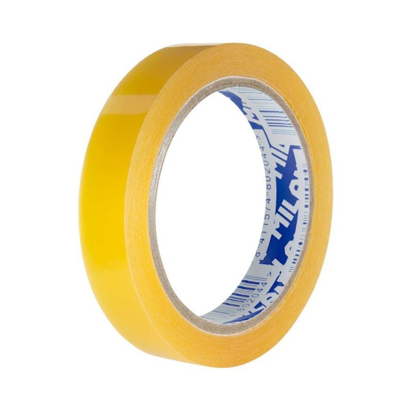 LOT de 8 Ruban Adhésif Transparent Milan - Dimensions 19mm x 66m - Couleur Jaune Transparent