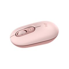 Sans fil Logitech Pop Mouse Rose - Confort et précision