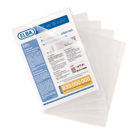 ✅ LOT de 10 Elba Dossier Ongles Standard Folio PP 140 ? - Résistant et durable - Taille standard pour Folios - en stock