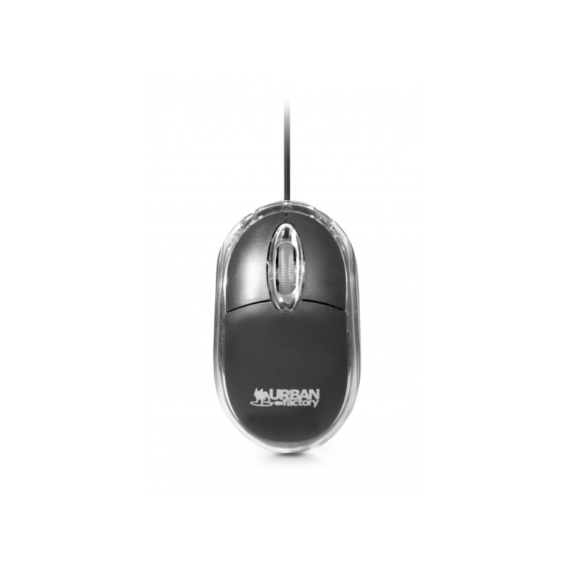 Souris filaire USB Urban Factory - 800 dpi - Ambidextre - Noire