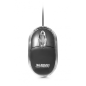 Souris filaire USB Urban Factory - 800 dpi - Ambidextre - Noire