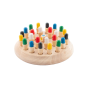 Jeu d'échecs mémoire Taeda d'Innovagoods - Bois - 26 pièces - 17 x 6 cm - Multicolore