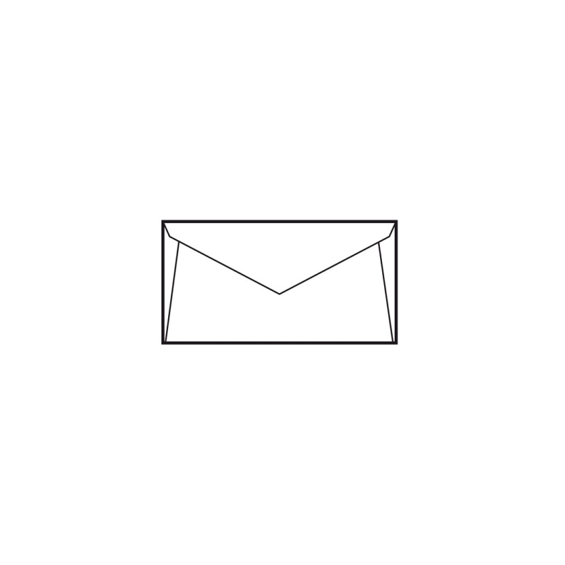 Lot de 500 enveloppes offset 80 g/m² - 90 x 140 mm - Spécialement conçues pour l'impression - Blanches
