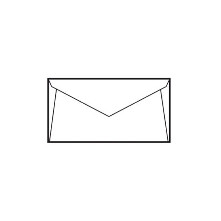 Lot de 500 enveloppes offset 80 g/m² - 90 x 140 mm - Spécialement conçues pour l'impression - Blanches