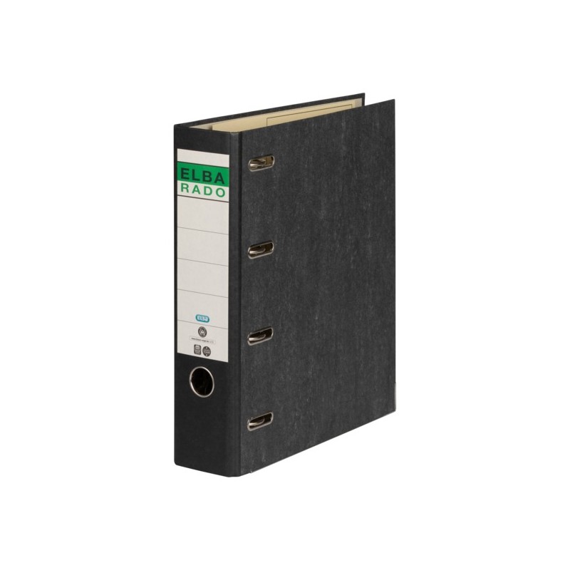 Classeur à levier Elba Rado - Format A4 - Double mécanisme - Design marbré classique
