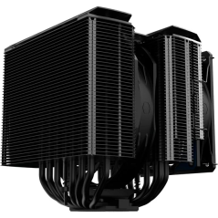 Refroidisseur CPU Cooler Master MA824 - 8 dissipateurs thermiques - Multiprise universelle - Double ventilateur - Noir